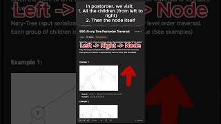 Leetcode 590 - N-ary Tree Postorder Traversal #coding #tech #python
