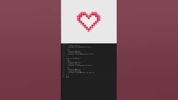 Pixel Heart Design😍#programming #coding #css #htmlcss #shorts #trending #html #animation #design