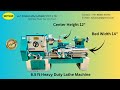 65ft lathe machine extra heavy duty by hp singh machinery pvt ltd