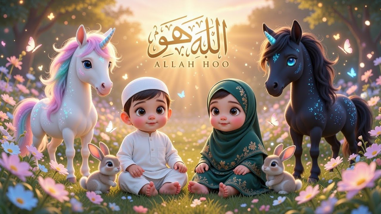 Allah Ho Allah Ho La Ilaha Illa Hoo | Deep Sleep Naat for Kids 🌙✨ Part 1