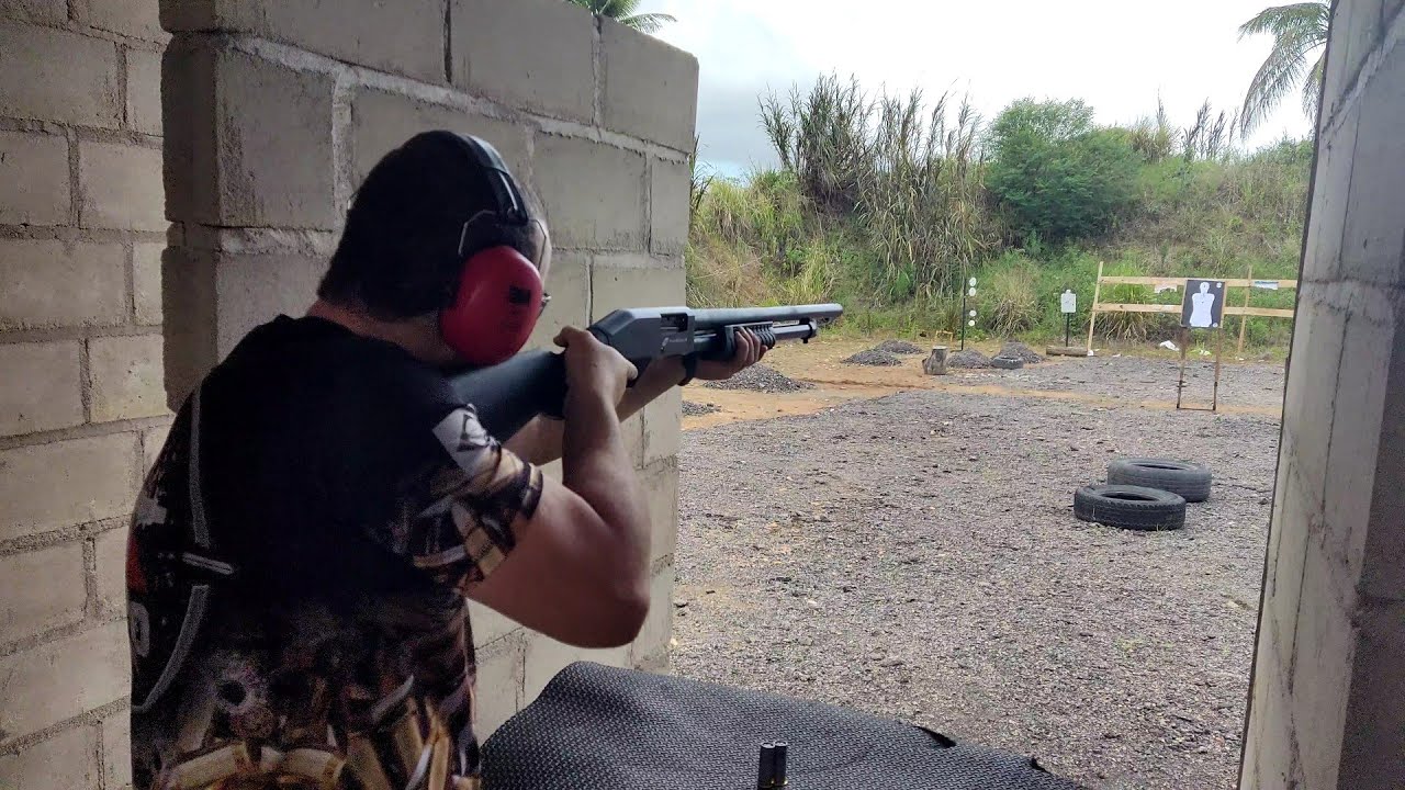 Teste de tiro Posse Arma Longa Alma Lisa