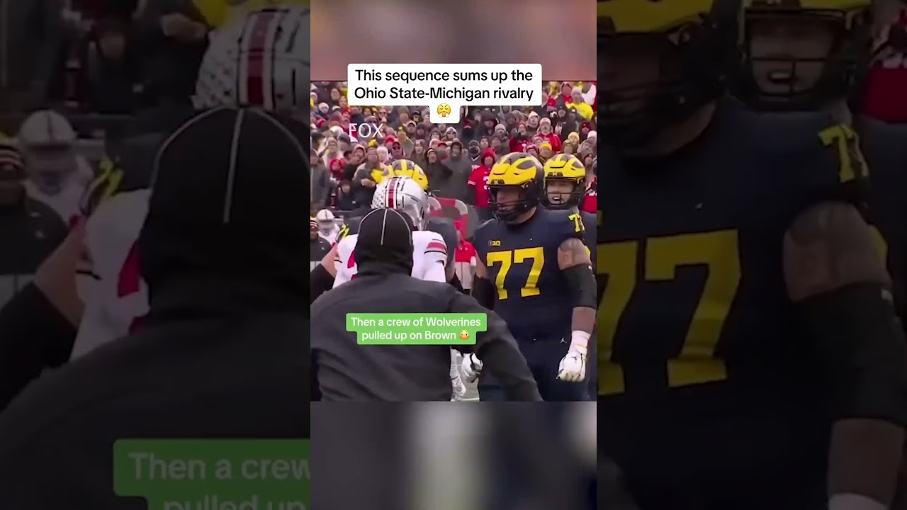 The Rivalry Between Michigan Vs Ohio State Is REAL Shorts