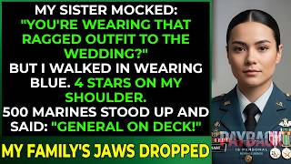 My Sister Mocked Me at My Wedding — Then 500 Marines Stood and Saluted: ‘GENERAL ON DECK!’ News