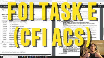 Full Guide Task E FOI! (CFI ACS)
