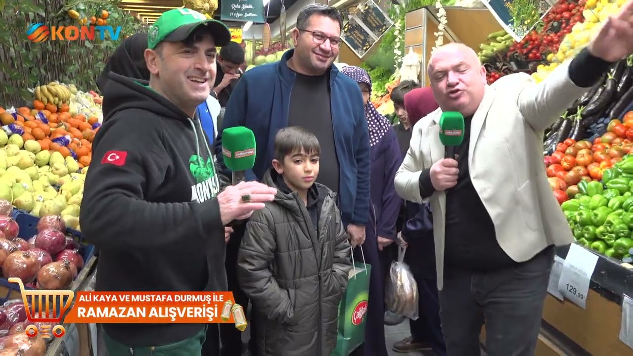 ALİ KAYA ve MUSTAFA DURMUŞ İLE RAMAZAN ALIŞVERİŞİ  16  06 MART 2026