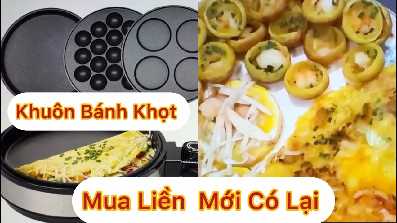 Tập 1964: Mua Liền Trên Amazon Mới Về Lại Khuôn Bánh Khọt, Bánh Xèo Bánh Khoái $59.99 