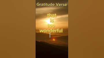 21 of 23 days Gratitude Bible Verse -  2 Corinthians 9:15 #shorts #thankful #grateful