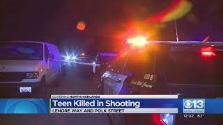 14-year-old boy killed in North Highlands shooting