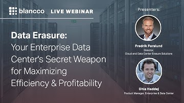 Data Erasure: Your Enterprise Data Center’s Secret Weapon for Maximizing Efficiency & Profitability