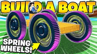 NEW SPRING WHEEL TRICK WILL BLOW YOUR MIND! Build a Boat