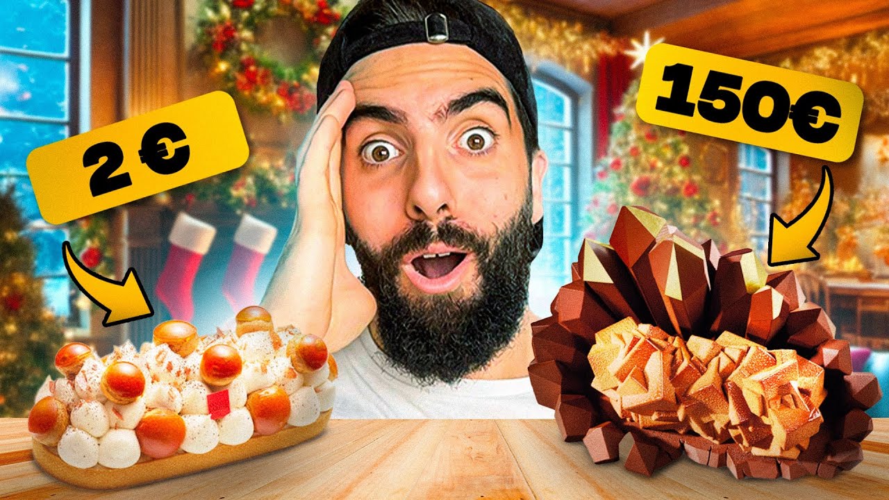 Je teste des BÛCHES de NOËL 2024 (CÉDRIC GROLET, PIERRE HERMÉ)