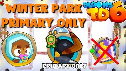 BTD6 - Winter Park - Primary only - easy (no knowledge)