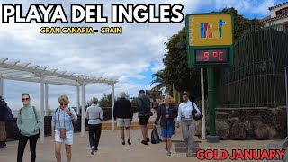 Download Lagu 🥶When the Sun Doesn't Shine in Playa Del Ingles☁️ |Cold Yesterday |Gran Canaria | January 2026 MP3