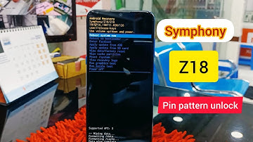 Symphony Z18 Pin password pattern unlock without PC HARD Reset Easy trick solution 100% 2021