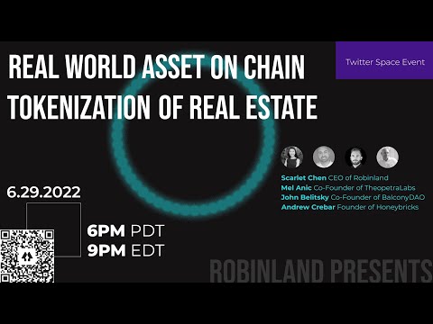 Podcast 003 - Real World Assets On-Chain and Tokenization of Real Estate