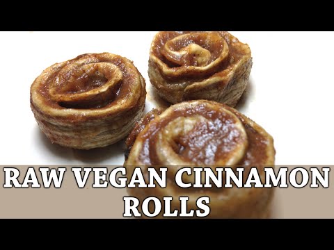 Raw Vegan Cinnamon Rolls/Buns