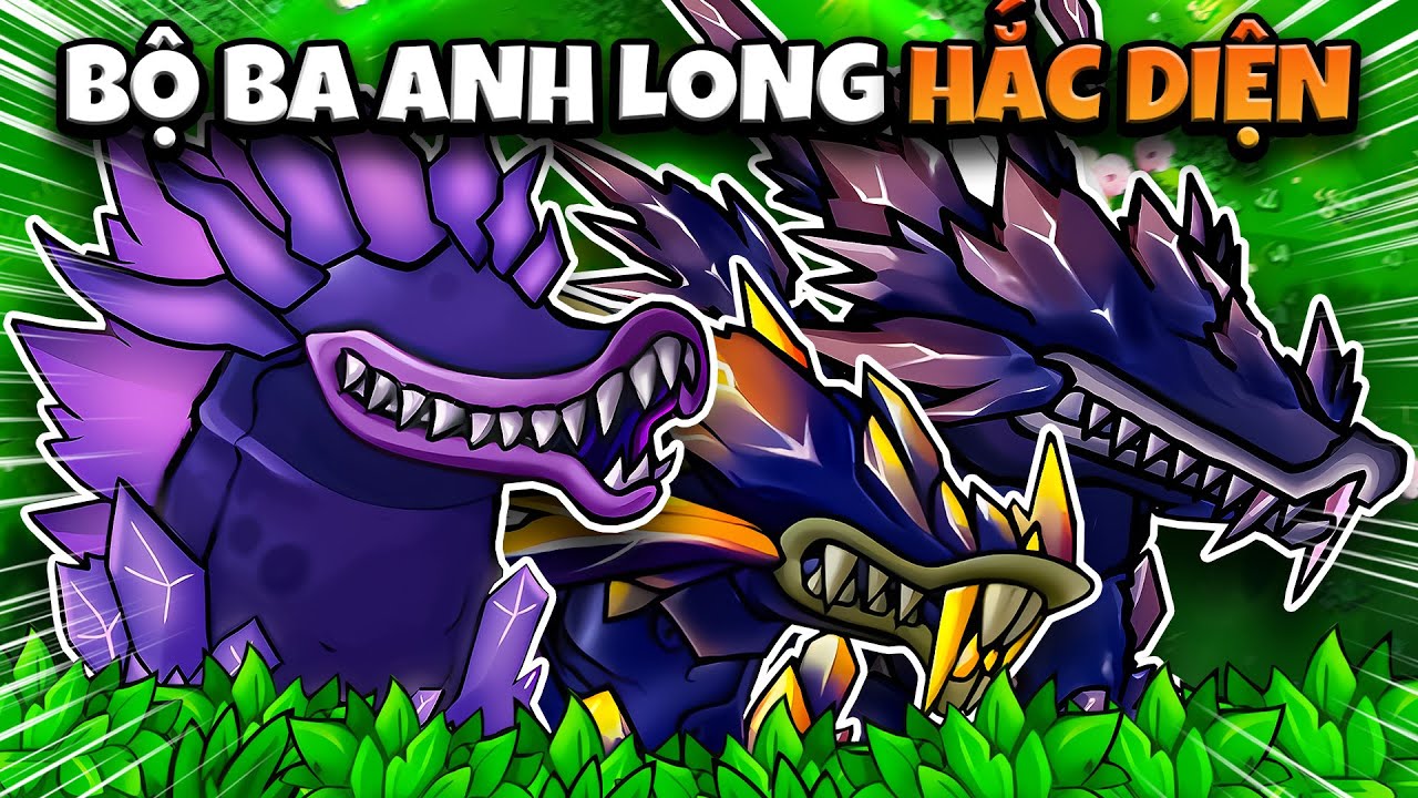 Plants vs Zombies RH FUSION - BỘ 3 ANH LONG HẮC LONG ĐẠI CHIẾN TRĂM NGÀN ZOMBIES