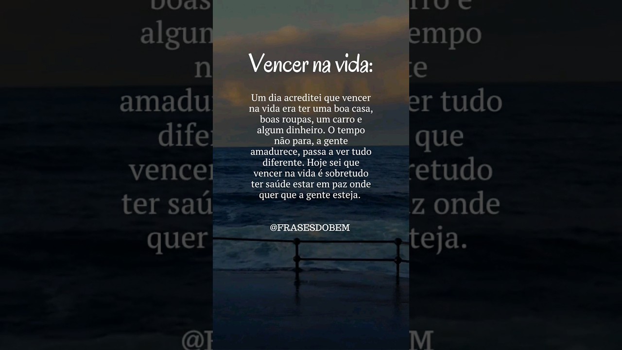Reflexão...