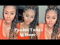 PASSION TWISTS WITH CROCHET HAIR|RUBBERBAND METHOD|TWO WAYS|PERFECT SUMMWER HAIRSTYLE