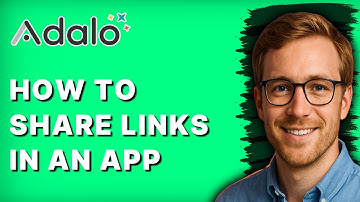 How to Share Links in An Adalo App [2025 Guide]