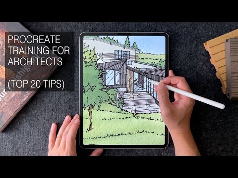 Top 20 Features Using Procreate For Architecture - Intermediate Tutorial Tips