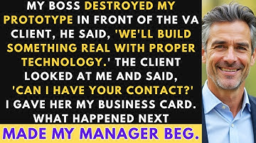 He Destroyed My Prototype In Front Of The Client - Then The Client Asked For My Card