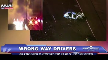 DEADLY Wrong Way Crash on Loop 101 Kills Two People - DPS Shares Tips to Avoid Wrong Way Drivers