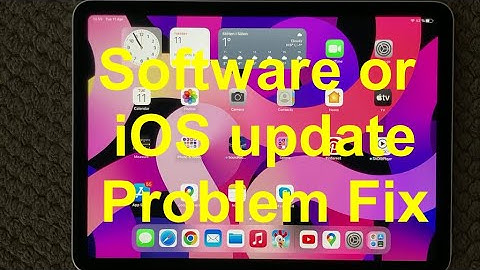 iPad Software Update Latest iOS Version Problem and Fix, iPadOS Tips and Tricks
