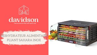 Déshydrateur alimentaire Sahara inox