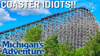 Coaster Idiots Go To Michigan's Adventure!! (June 2021)