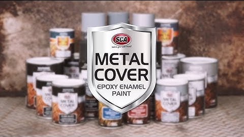 How to Remove Rust //  Metal Cover Epoxy Enamel Paint // SCA
