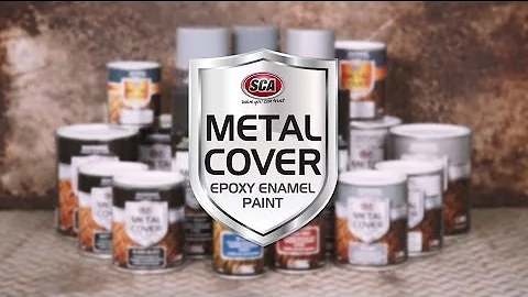 How to Remove Rust //  Metal Cover Epoxy Enamel Paint // SCA