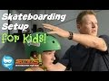 Skateboarding setup for kids