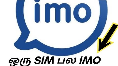 How to use 2 Imo apps in one smart  phone Different Numbers