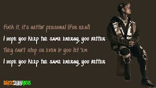 Chris Brown - It's Personal [LYRIC VIDEO]