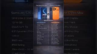 **S26 Ultra = Power + Features 💪 | iPhone 17 Pro Max = Premium + Smooth 🍏**