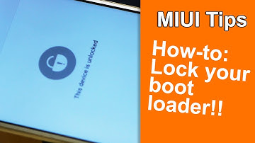 How to lock your XiaoMi