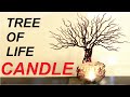 TREE OF LIFE with Candle | EASY ART | Copper Wire Tree