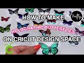 How To Make Layered Holographic Vinyl Butterflies on Cricut Design Space