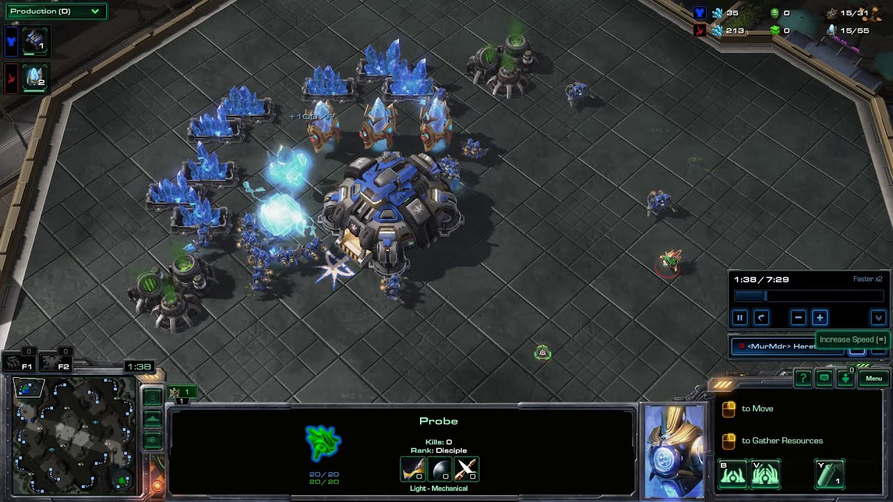 Starcraft 2 Trolling well aged Protoss cheese Pylon Rush
