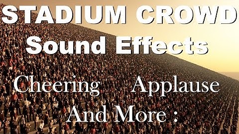 Stadium Crowd Sound Effects | One Hour | HQ