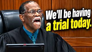 Judge Simpson Says “Trial TODAY”  Defendant Tries to Shift the Burden of Proof Over His Broken Phone