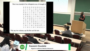 Dr. Kazeem Osuolale | Orthogonal Array-Based Latin Hypercube Designs for Planning Experiments in...