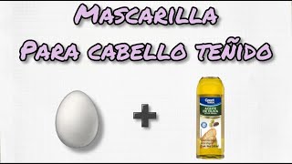 Mascarilla Para Cabello Teñido Ingredientes Naturales