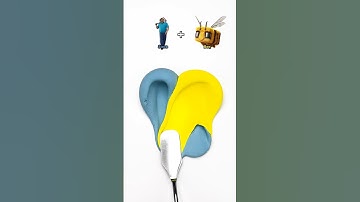 Satisfying Clay Mixing ASMR |  #relaxing #satisfying #shortsfeed #trendingshorts