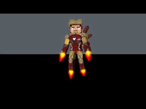 minecraft iron man mark 85