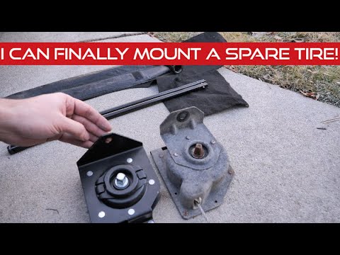Swapping Out My Spare Tire Hoist! - 2000 GMC Sierra 1500 - YouTube