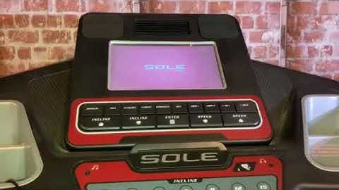 New Sole Treadmill Troubleshooting