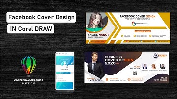 How to make facebook Cover Design in CorelDRAW 2023