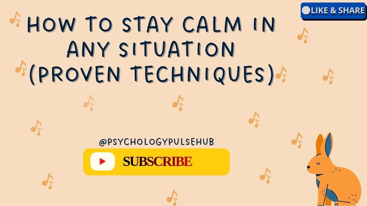 How to Stay Calm Under Pressure | Control Your Mind